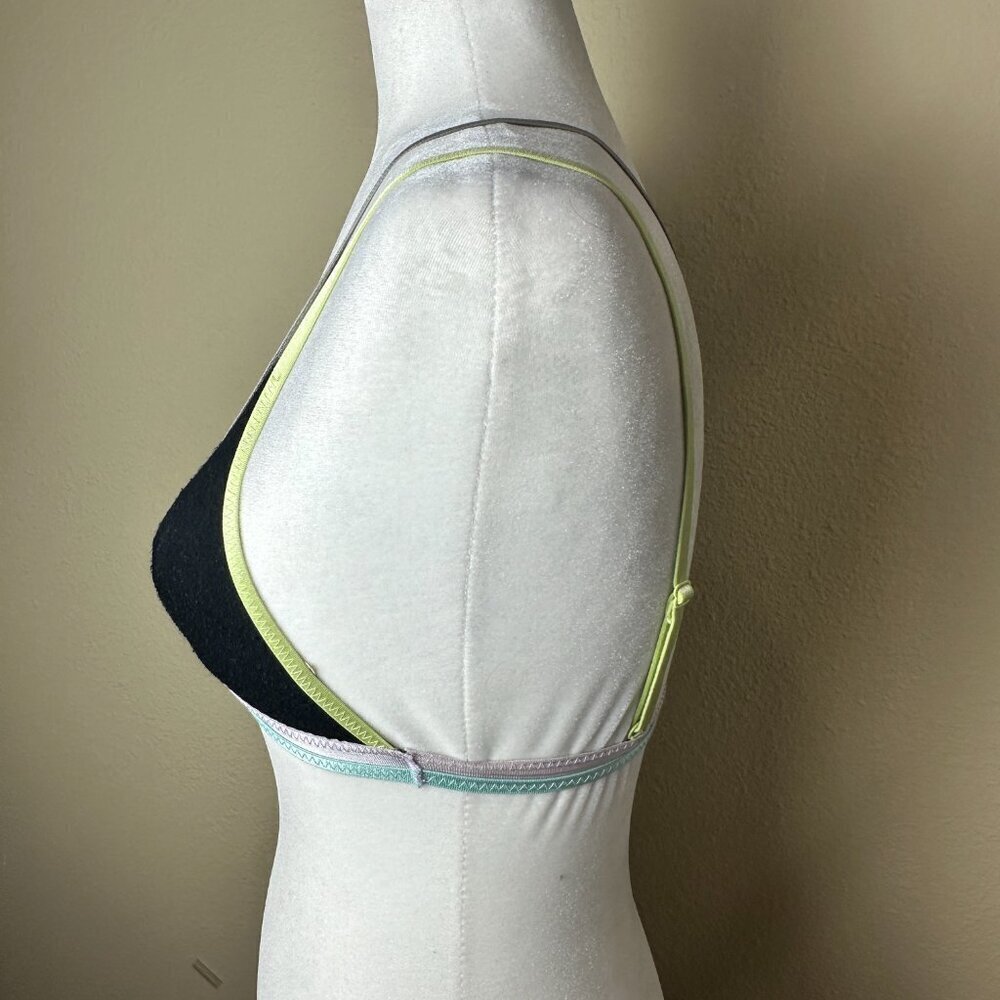 INTIMATELY FREE PEOPLE Black & Multi Colored Strappy Bra Bralette Top Size XS - Picture 5 of 9